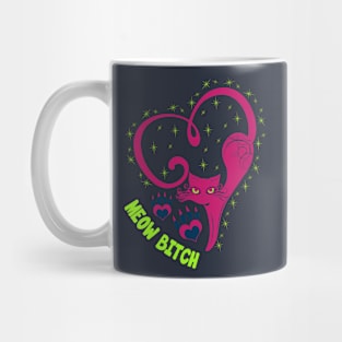 Cat Tail heart Mug